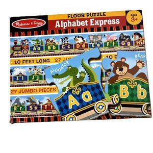 Melissa & Doug Alphabet Express 10’ floor learning puzzle